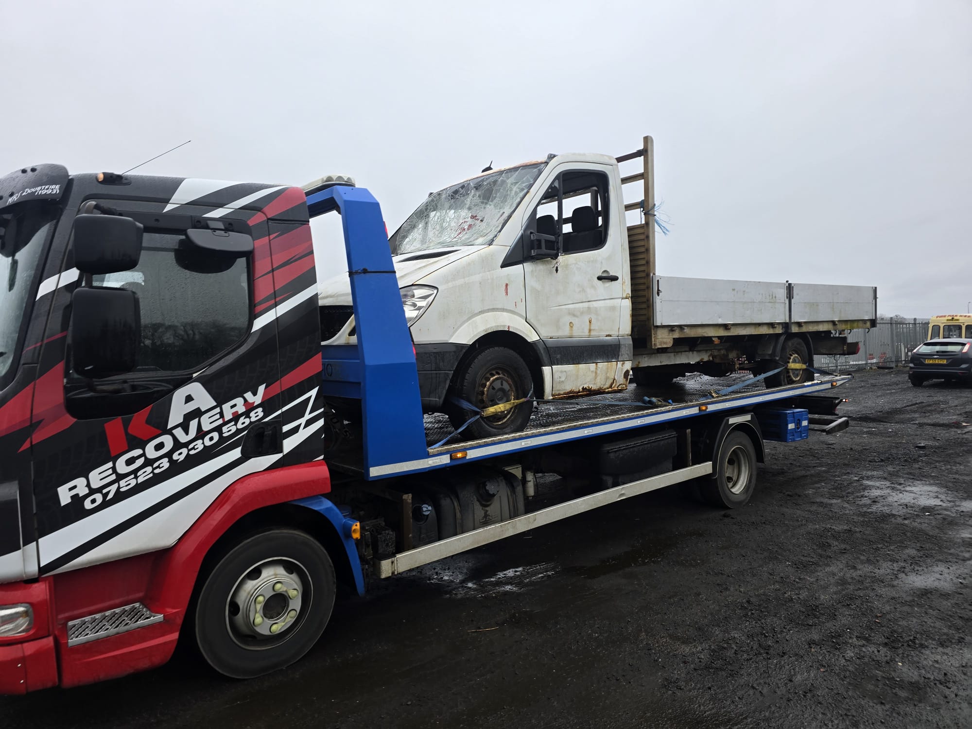 KA Recovery truck on a job